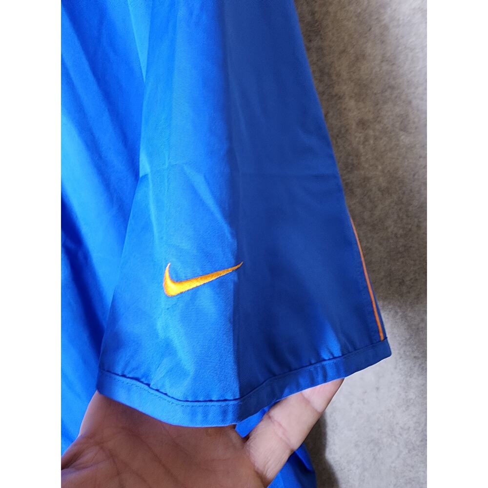 NIKE GOLF + ESPN PLUS Blue Orange Wind Shield 1/4 Zip Pullover Jacket SZ L - Picture 5 of 11